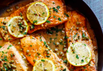 Jeff's Salmon Piccata