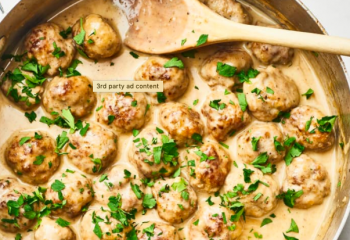 Swedish Turkey Meatballs