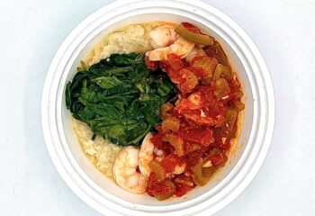 Shrimp 'n Cauliflower Grits