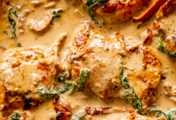 Creamy Shallot Braised Chicken Thigh