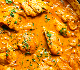 Seared Chicken Paprikash