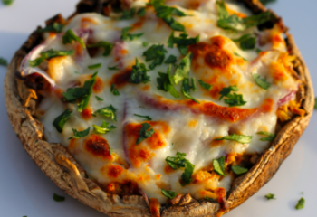 Chopped BBQ Stuffed Mushrooms
