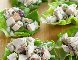 Chicken Salad Lettuce Wraps