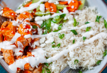 Buffalo Chicken Rice Bowl