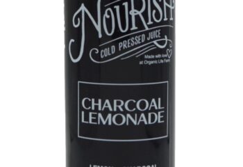 Nourish Cold Press Juice- Charcoal Lemonade