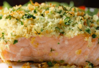 Herb & Panko Baked Salmon