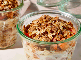 Cran-Apple Crisp Overnight Oats
